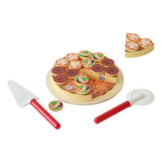 Juguetes De Pizza For Niños Pequeños Jugar Comida Con Mader Juguetes De Pizza For Niños Pequeños Jugar Comida Con Mader