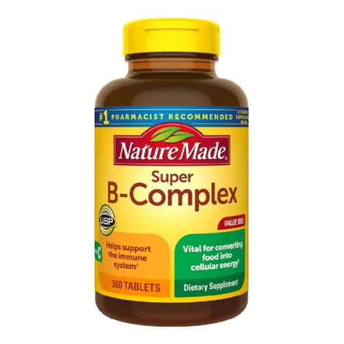 Super B Complex Nature Made 360 Tabletas Sabor N/A
