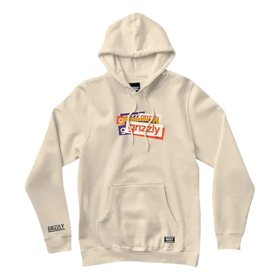 Poleron Hombre Overlap Cream Grizzly