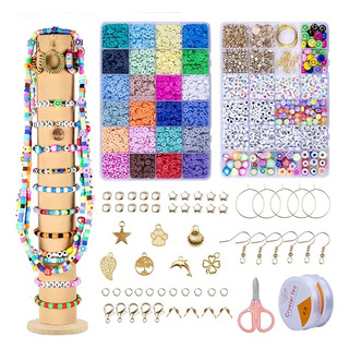 Kit Para Hacer Pulseras Collar Set Cuentas Bricolaje 5600pcs Kit Para Hacer Pulseras Collar Set Cuentas Bricolaje 5600pcs