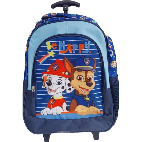 Mochila Paw Patrol Nena Con Ruedas 40 Cm