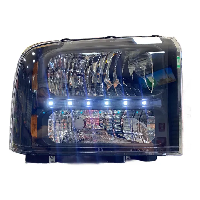 Faro Delantero Fondo Negro C/led Central Ford Triton 06/10