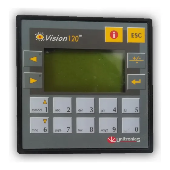Plc Unitronics V12022t1 Controlador Digital