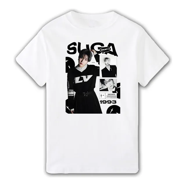 Remera Suga Yoongi - Kpop Otaku Manga Bts Aesthetic Unisex