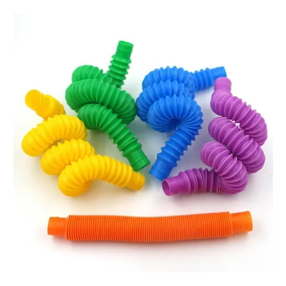 Pop Tube Fidget Toy Caño Sensorial Tamaño Mediano Pack X 6