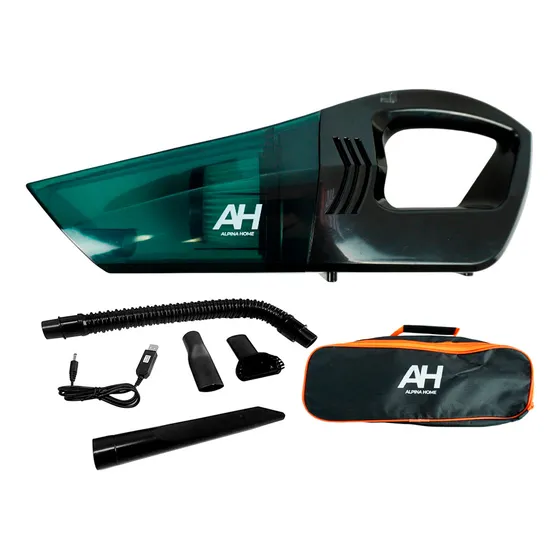 Aspiradora Inalambrica De Mano 120w 7000 Pa Recargable Alpina Mz5240 Negro