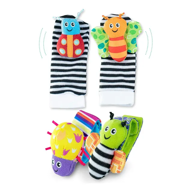 Set De Pulseras Y Medias Sonajeros X 4 Úpale