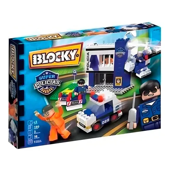 Blocky Super Policias 2 Comisaria 150 Piezas Art. 0671