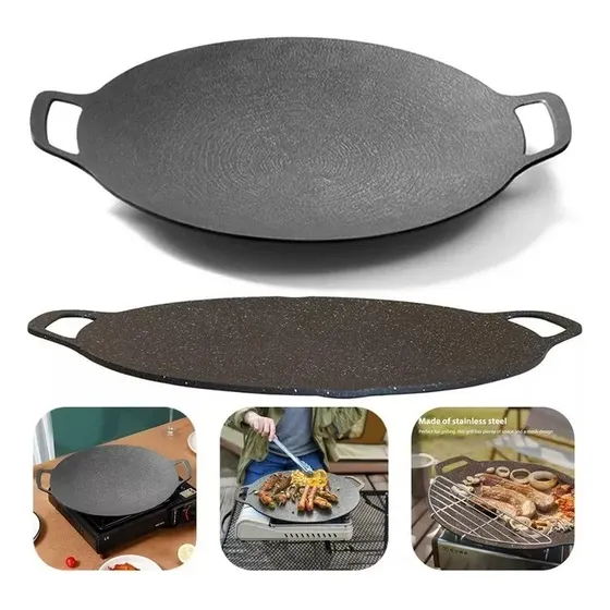 Plancha Antiadherente Budare Sarten De Hierro 30cm