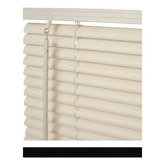 Persianas Miniflex Horizontales Beige Somos Fabricantes