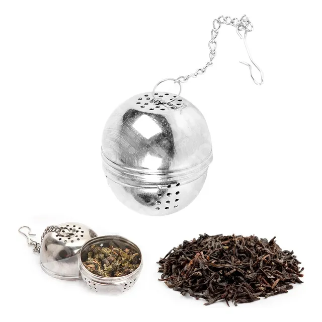 Pack X10 Infusores Te Acero Inoxidable En Hebras Bolita