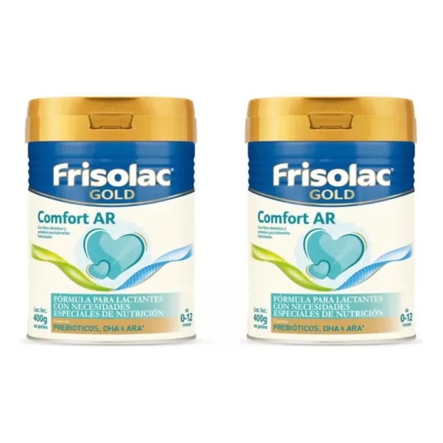2pack Frisolac Gold Comfort Ar 400g - Fórmula 0-12 Meses