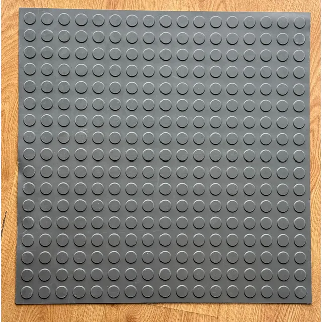 Baldosa Goma Tipo Moneda 50cm X 50cm 3,5mm Gris