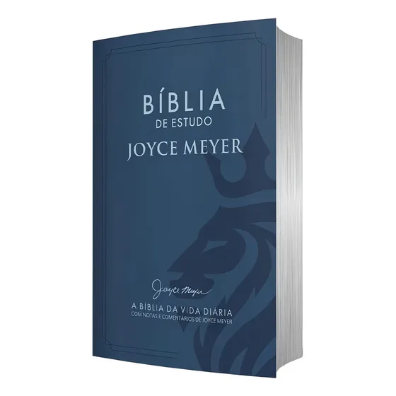 Bíblia De Estudo Joyce Meyer - Leão Azul