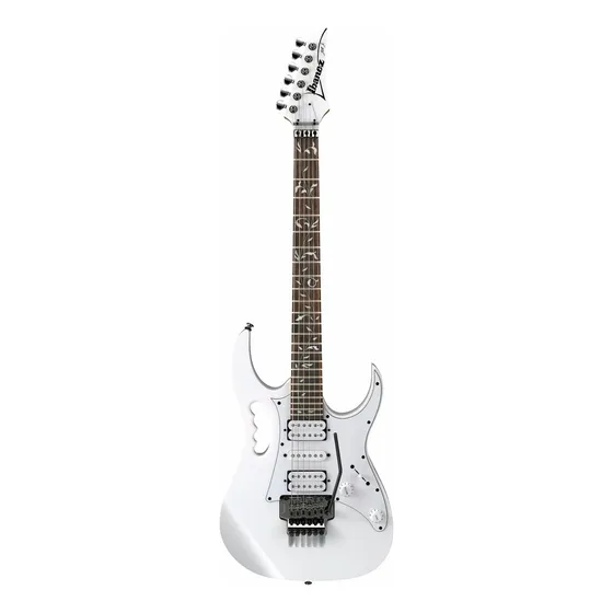Guitarra Eléctrica Ibanez Jemjr - Modelo Steve Vai - Blanca Color Blanco
