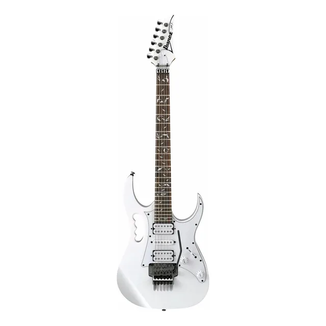 Guitarra Eléctrica Ibanez Jemjr - Modelo Steve Vai - Blanca Color Blanco