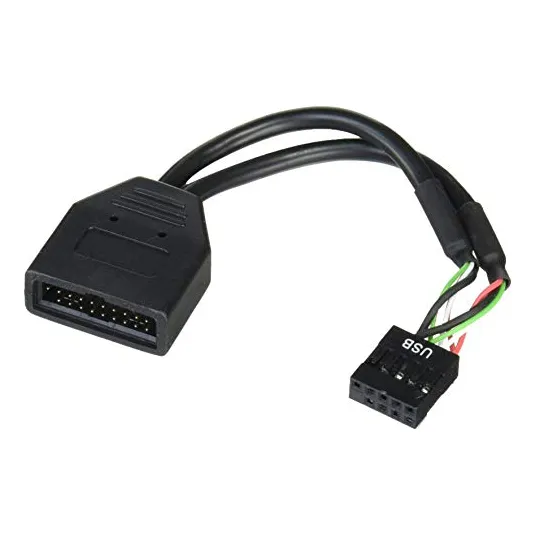 Cabina Adaptadora Interna Usb3.0 A Usb2.0 De 19 Pines Silver