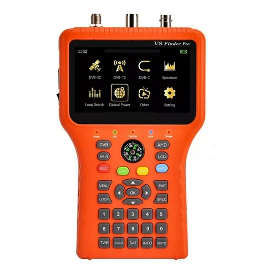 Buscador Satelital V8 Pro,sat Finder,con Estuche Y Cargador.