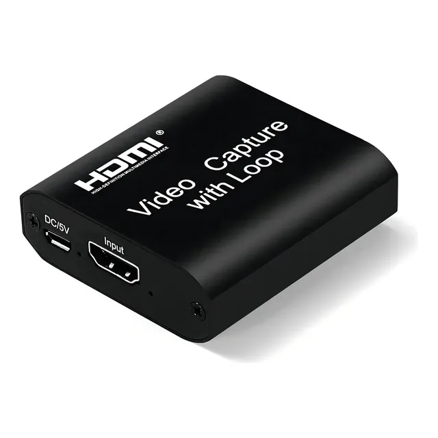 Capturadora De Video Hdmi 60fps Con Audio Usb 3.0 Stream 4k