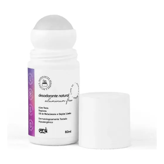Desodorante Natural Vegano Sem Alumínio Hipoalergênico 60ml