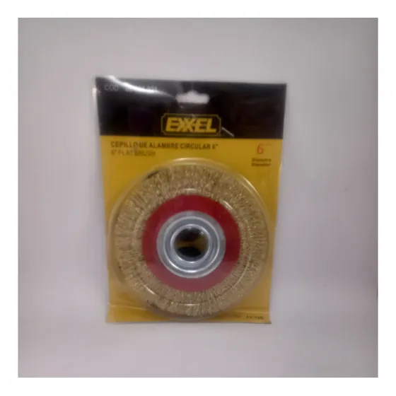 Cepillo Alambre Esmeril De Banco Circular 6  Exxel 31260