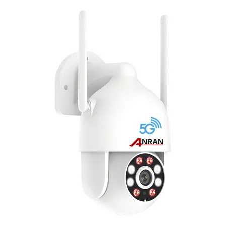 5g / 2.4g Cámara De Seguridad Wifi Anran N50w1510 5mp Resolución Visión Nocturna Con Luz Blanca, 360 Ptz Movimiento Anran App Desde 6 De Marzo Blanco