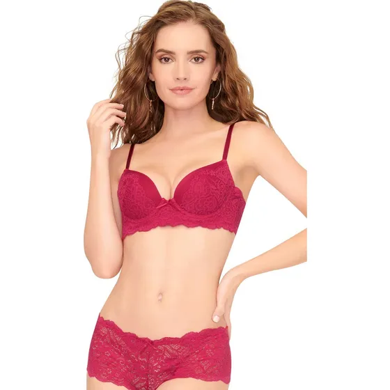 Sexy Coordinado, Cachetero Y Brasier, Ilusión 7218-3418