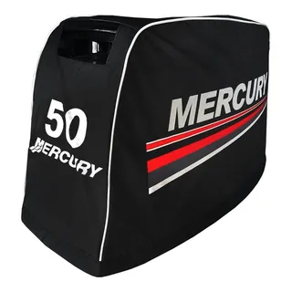 Capa CapĂŽ Do Motor Popa Mercury 50 Hp 3cc 2 Tempos + Brinde Capa CapĂŽ Do Motor Popa Mercury 50 Hp 3cc 2 Tempos + Brinde