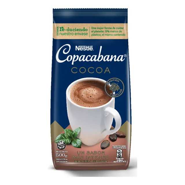 Cocoa En Polvo Copacabana 500 Grs.
