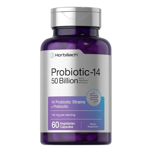 Horbaach Probiotic-14 Cepas 50 Billones De Probioticos
