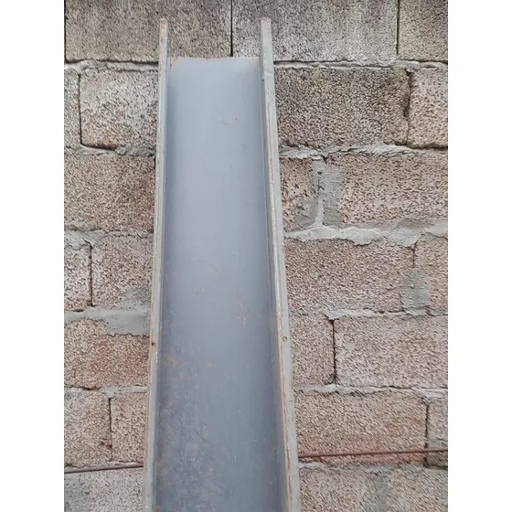 Canaleta En Chapa Gruesa 2 Milimetros 25cmx 10cm Profundidad