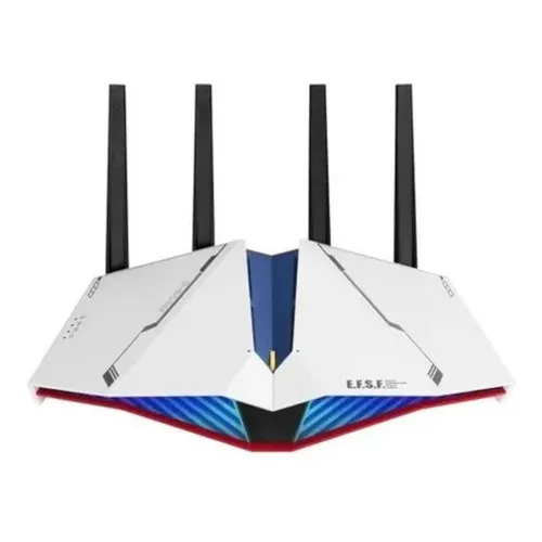 Router Gamer Asus Rt-ax82u Gundam Doble Banda Wifi Ax5400 Color Blanco Gundam