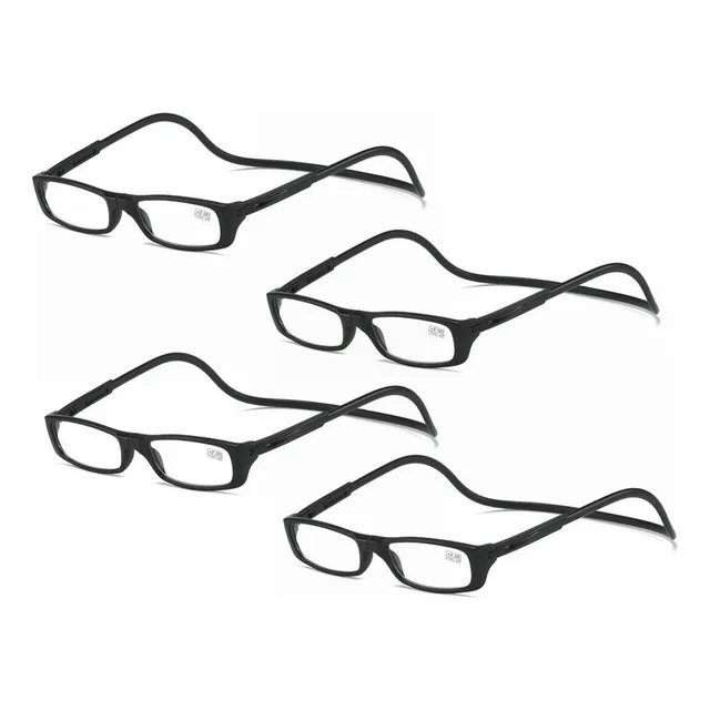 4×g Gafas Lectura Imán, Cuello Colgante,