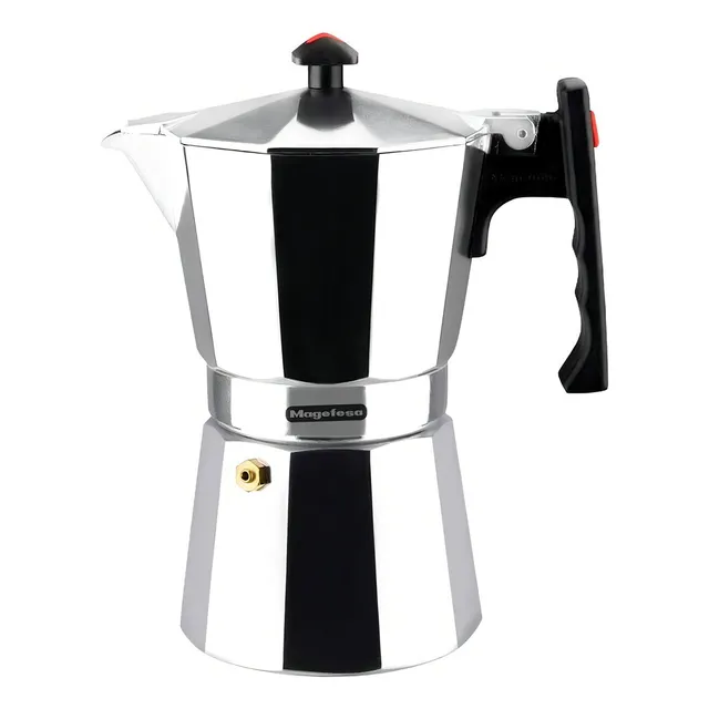 Cafetera Italiana 9 Tazas Aluminio Magefesa Colombia Color Plateado