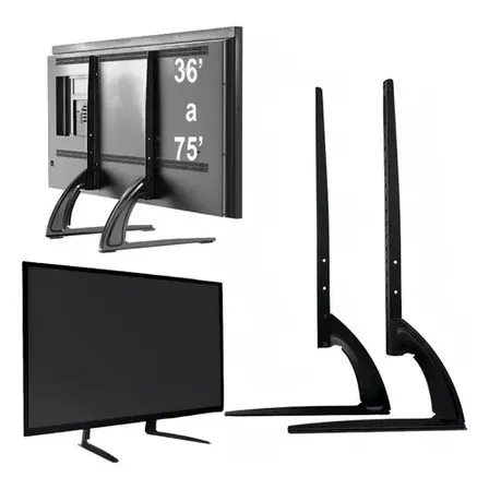 Suporte Universal Base Pé Para Tv Monitores LG Aoc Samsung Universal Para Telas