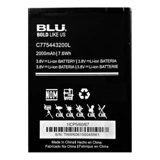Bateria Para Blu C5 / C5l / C5 2019 C775443200l