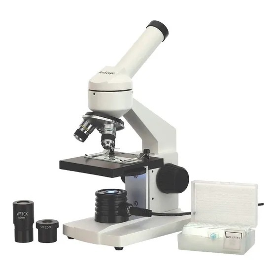 Microscópio De Compostos Biológicos Amscope M102c-pb10 40x-1