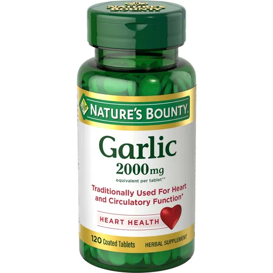 Suplemento Nature's Bounty De Ajo Sin Olor, 2000 Mg, 120 Tab