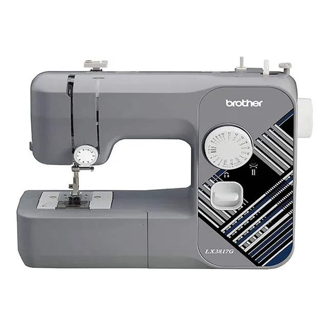 Máquina De Coser Brother Lx3817 Portable Gris 127v