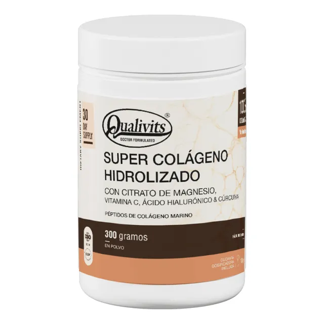 Super Colágeno Qualivits® Con Citrato De Magnesio X 300g