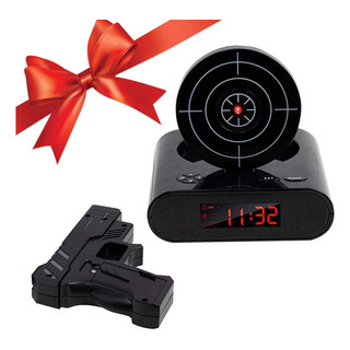 Alarme Target Wake Up For, Creative Gun Shooting Alarm Alarme Target Wake Up For, Creative Gun Shooting Alarm