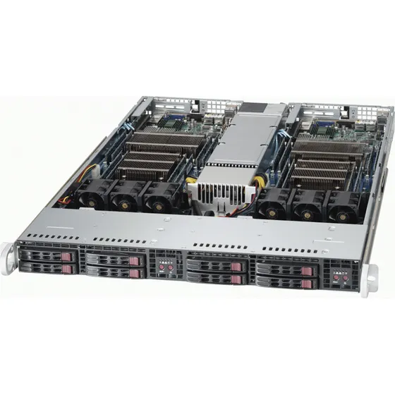 Servidor Supermicro 1u Dual Nodo Quad Xeon 256gb - Plus