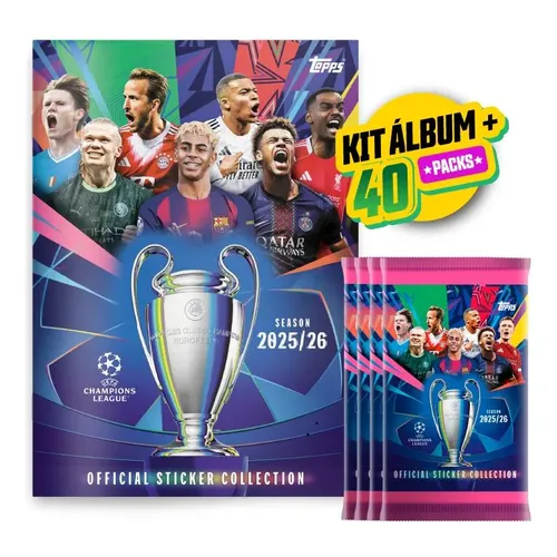 Álbum Uefa Champions League 2023/2024 Completo Para Colar