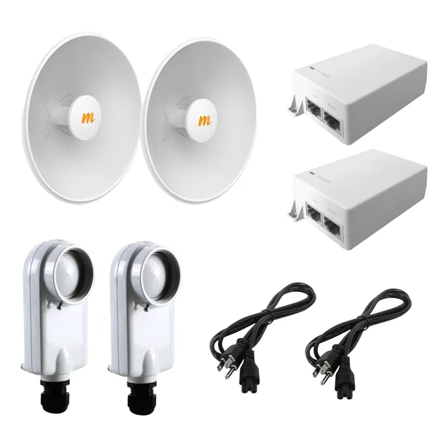 Kit Enlace Mimosa 8km Radios C5x + Antena 20 Dbi 700 Ptp