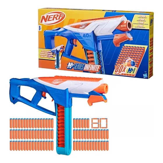 Nerf N Series Lanzador Infinite 80 Dardos Nerf N1