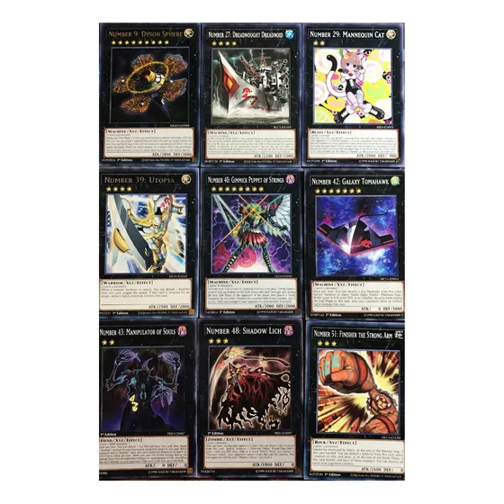 Set Combo Numbers Xyz Yu-gi-oh! Original Konami