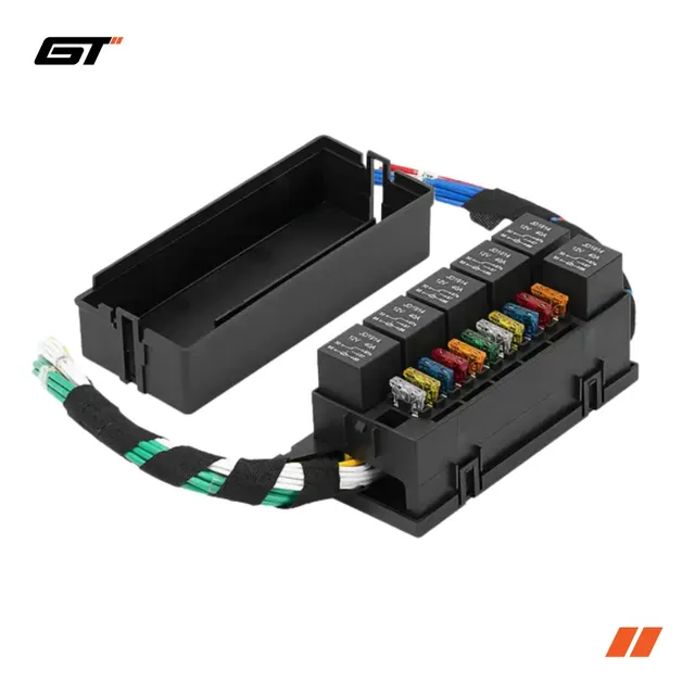 Caja Porta Relay Fusilera 11vias Fusibles Rele Universal 12v