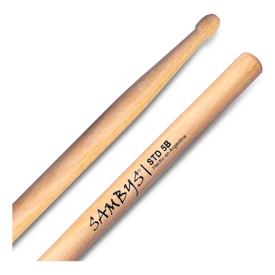Palillos Batería Baquetas Sambys Std 5b Punta Madera