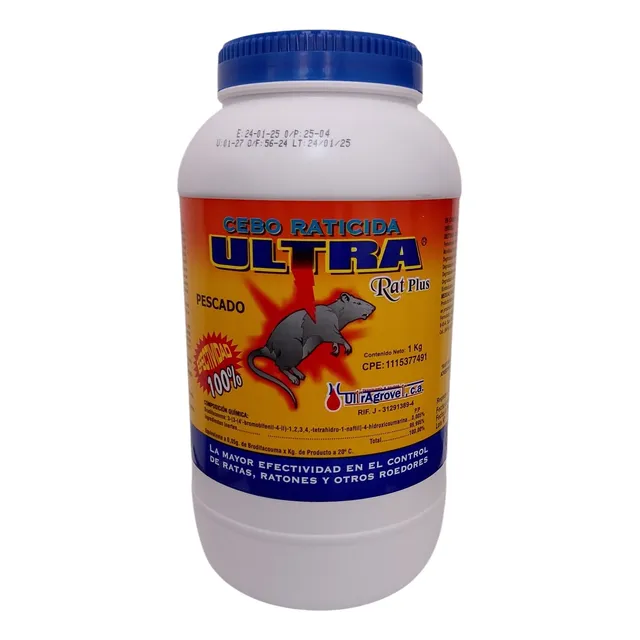Ultra Rat Plus 2 Unds. X 1 Kg. Raticida