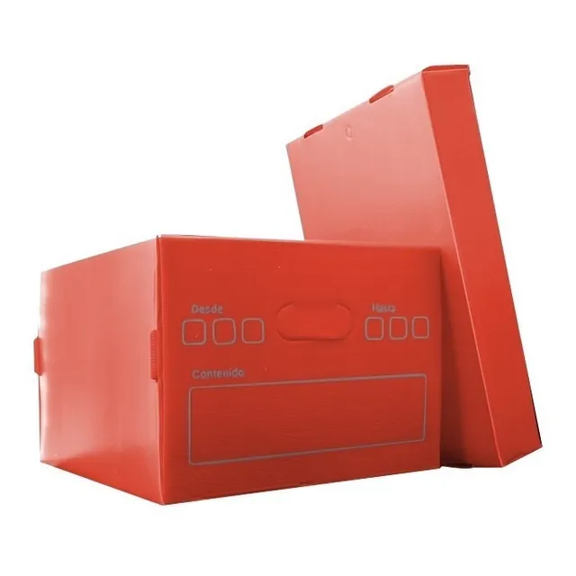 Caja Multiuso Polibras Lisa Roja